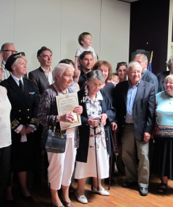 Les familles Skurnik et Le Guellec réunies pour un hommage en présence de la Sous-préfète du Finistère