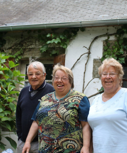 Jean-François et Josette avec leur fille Jehanne
