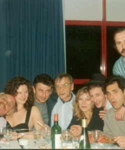 8 avril 1989. Repas de fin de tournage de « La nuit rouge »